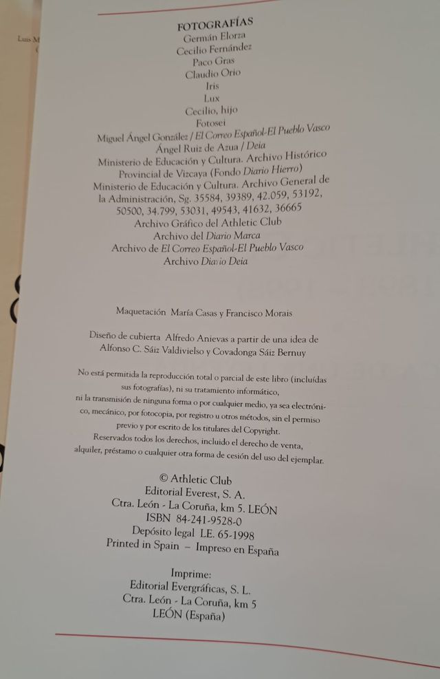 ATHLETIC CLUB. CRÓNICA DE UNA LEYENDA 1898-1998