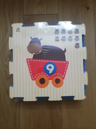 Alfombra acolchada infantil puzzle