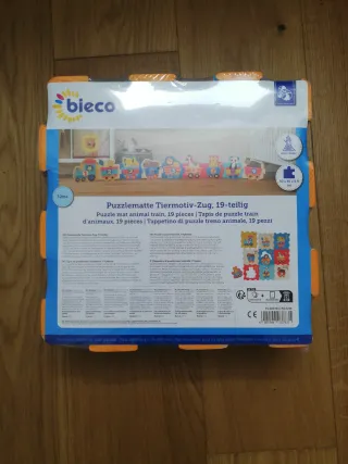 Alfombra acolchada infantil puzzle