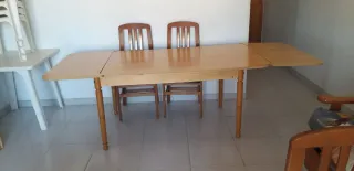Mesa comedor extensible. En Lo Pagán