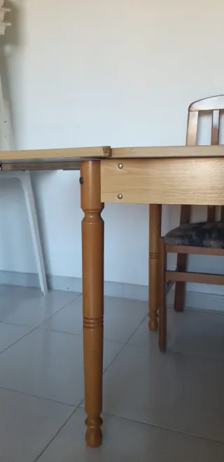 Mesa comedor extensible. En Lo Pagán