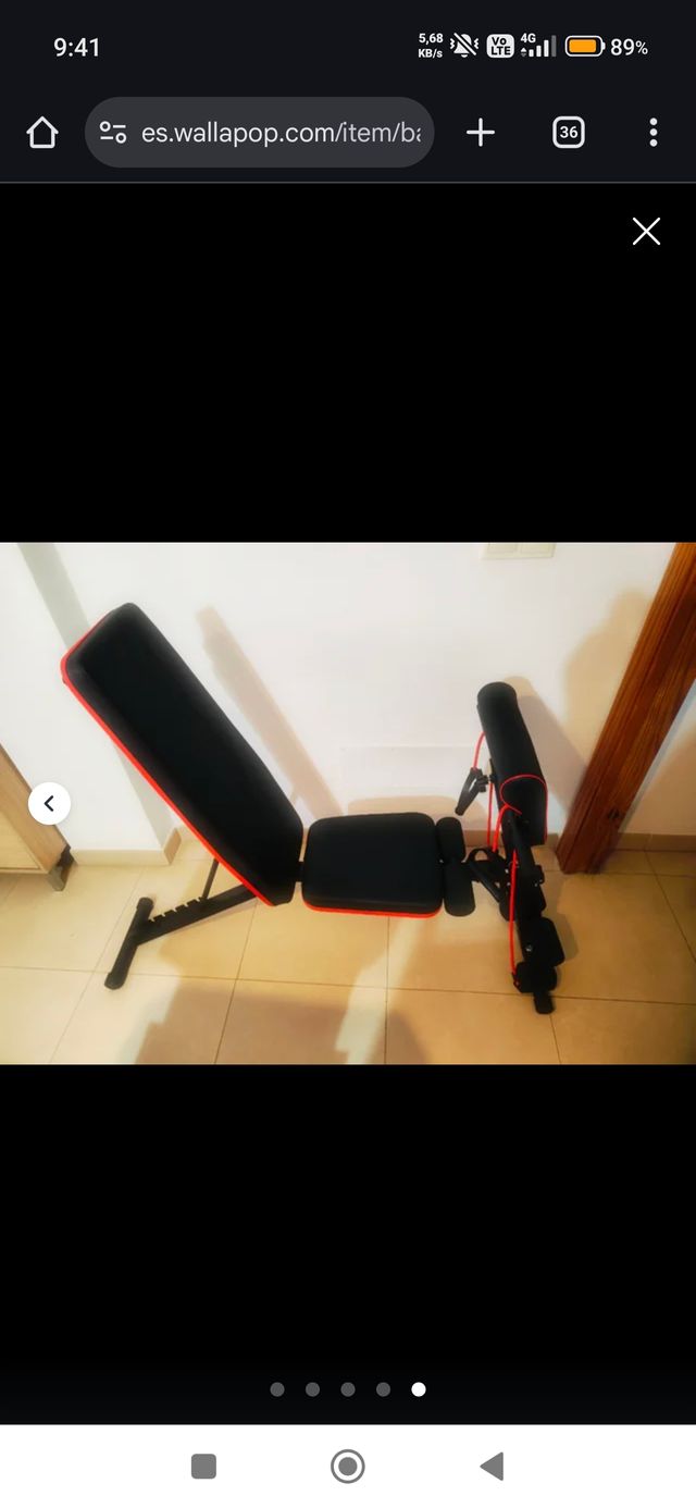 Banco de ejercicios multifuncional