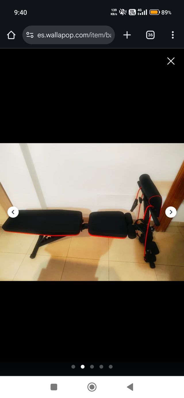 Banco de ejercicios multifuncional