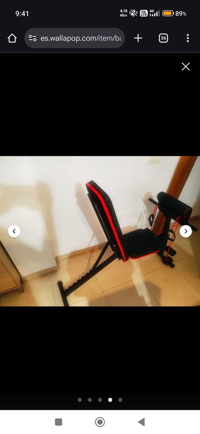 Banco de ejercicios multifuncional