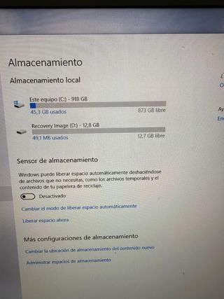 Ordenador HP Blanco y Negro