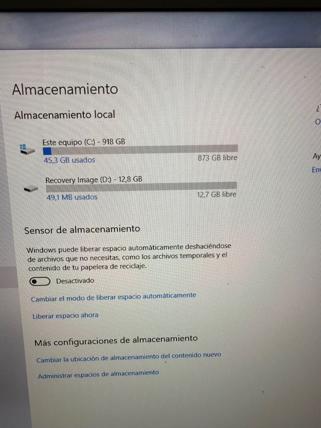 Ordenador HP Blanco y Negro