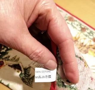 Canovaccio vintage con calendario 2012.