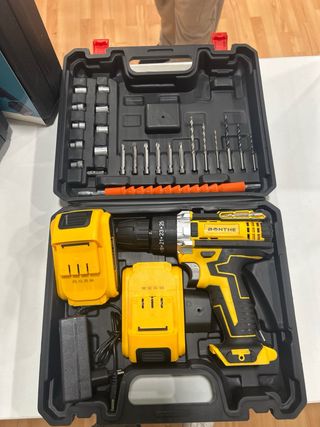 Atornillador Eléctrico Bonthe con Baterías y Carga