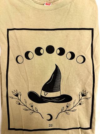 Camiseta unisex Mística Fases Lunares Algodón XL