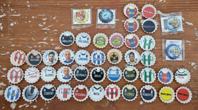 Chapas de Grefusa, Fútbol y Angry Birds