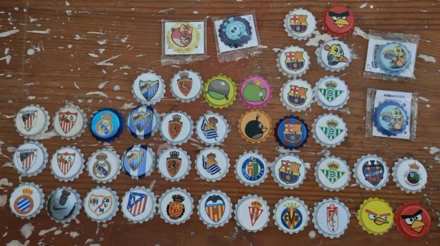 Chapas de Grefusa, Fútbol y Angry Birds