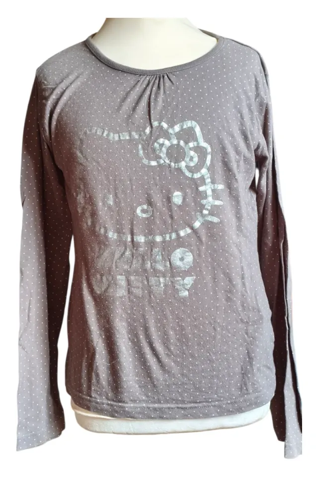 Maglietta Hello Kitty per bambina a maniche lunghe