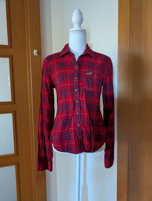 Camisa cuadros Hollister Talla M