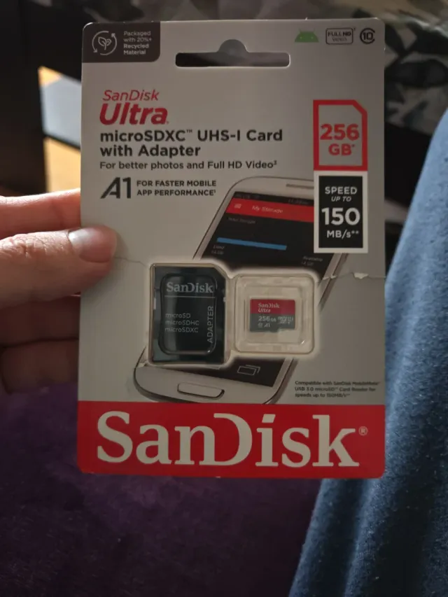 SanDisk Ultra microSDXC 256GB A1 UHS-I