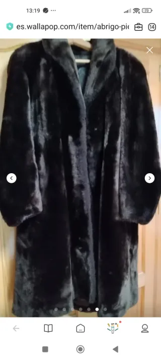 Abrigo Mouton Marrón