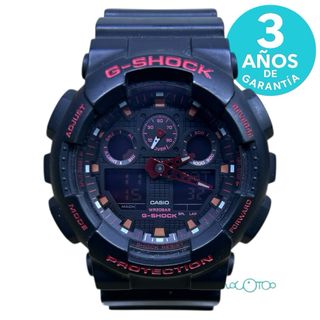Casio G-Shock 5081 GA-100BNR Reloj Negro/Rojo
