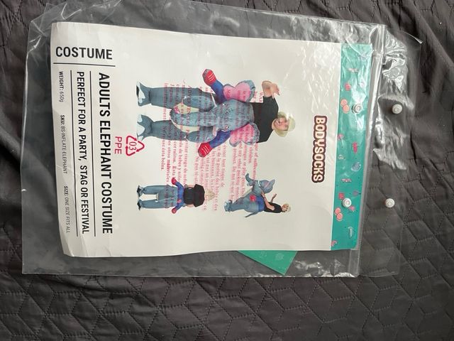 Disfraz inflable de elefante de circo