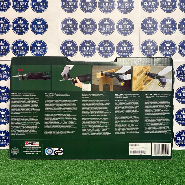 Sierra Sable Recargable 20V Parkside