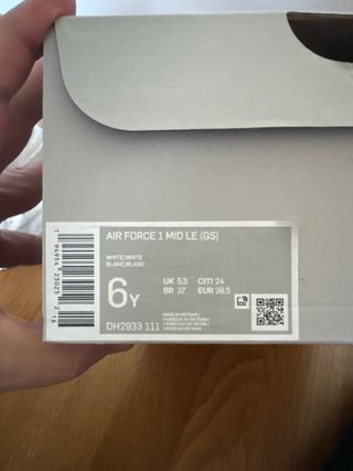 Nike Air Force 1 Mid Blancas