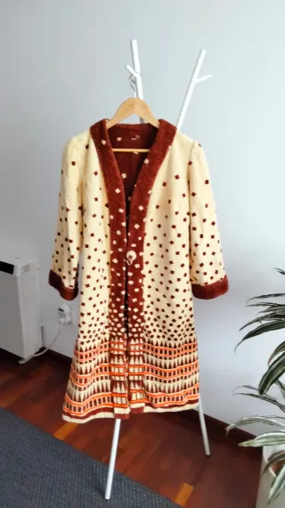 Bata Albornoz Vintage Algodón T.12