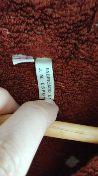 Bata Albornoz Vintage Algodón T.12