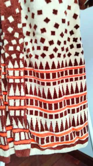 Bata Albornoz Vintage Algodón T.12