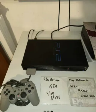 PlayStation 2 Fat Nera con mod+ giochi