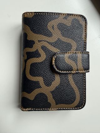 Monedero Tous Negro y Marrón