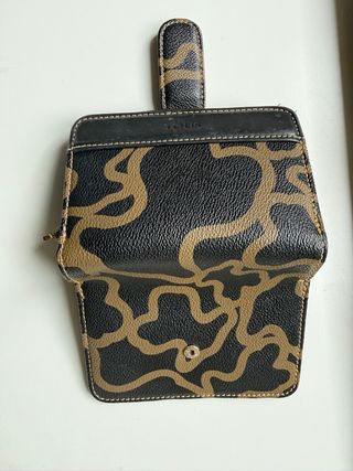 Monedero Tous Negro y Marrón