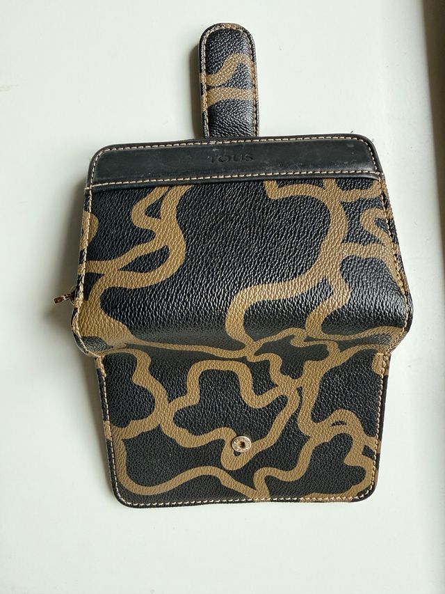 Monedero Tous Negro y Marrón