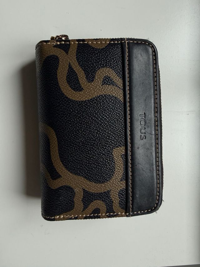 Monedero Tous Negro y Marrón