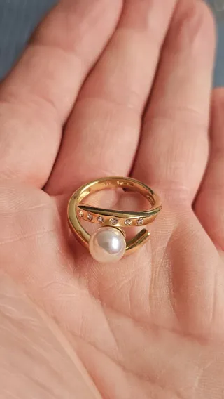 Anillo plata 925 Bañado de oro