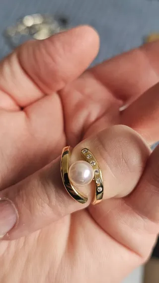 Anillo plata 925 Bañado de oro