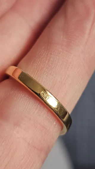 Anillo plata 925 Bañado de oro