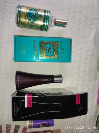 Lote 10 flaconi VUOTI per profumo/colonia e gel