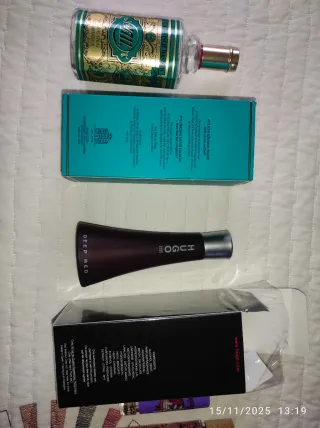 Lote 10 flaconi VUOTI per profumo/colonia e gel