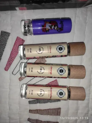 Lote 10 flaconi VUOTI per profumo/colonia e gel