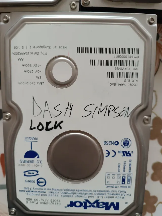 Hard Disk Drive Lockati Varie Misure