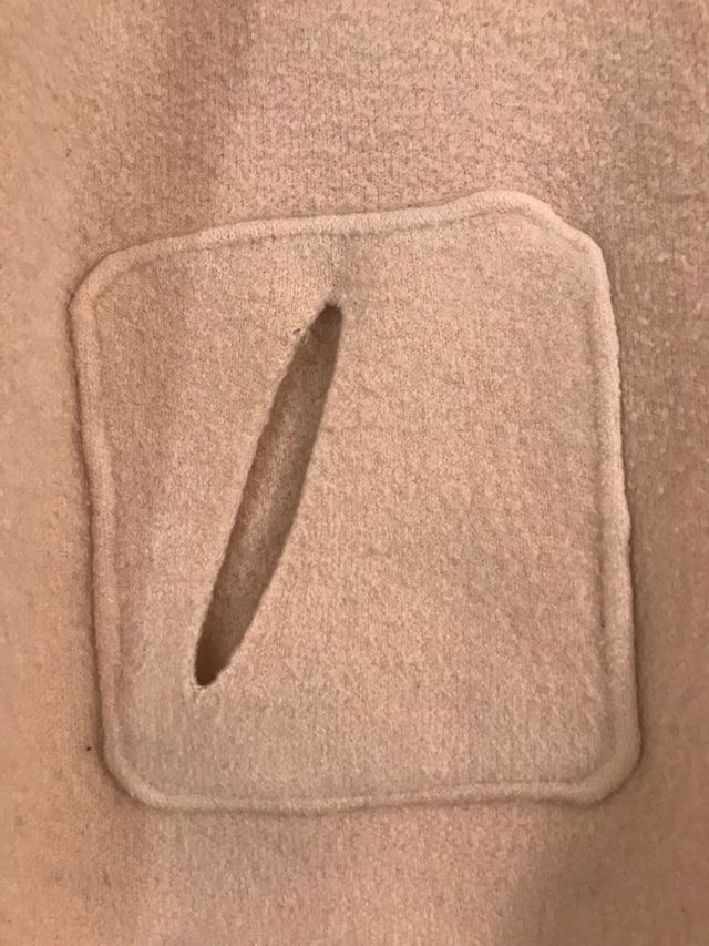 Chaqueta de punto beige/rosa