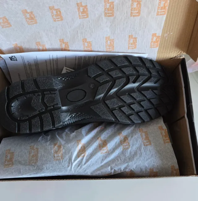 Botas de trabajo MPL grises y naranjas