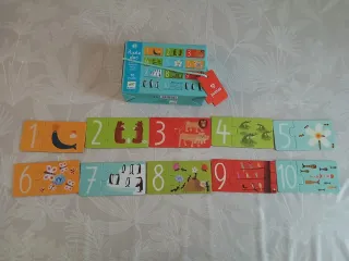 Puzzle Djeco Números y Animales 3+