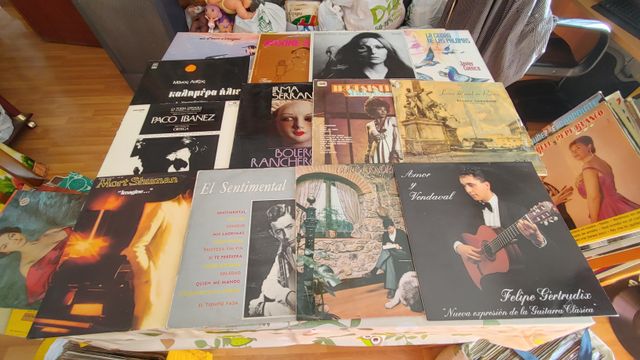 lote de 268 vinilos,recoger en marid o enviar agen