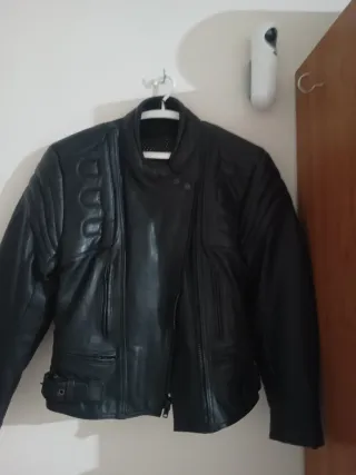 Chaqueta de cuero para mujer talla 42