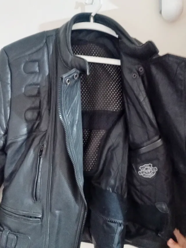 Chaqueta de cuero para mujer talla 42