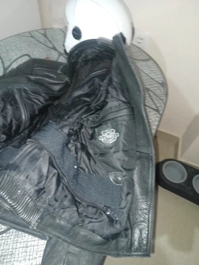 Chaqueta de cuero para mujer talla 42