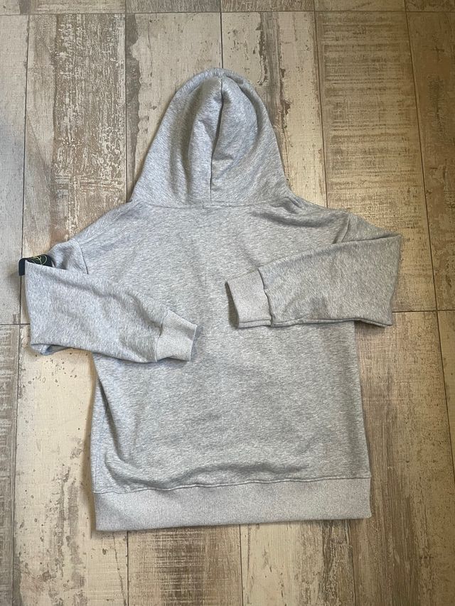 Sudadera Stone Island Gris Cremallera