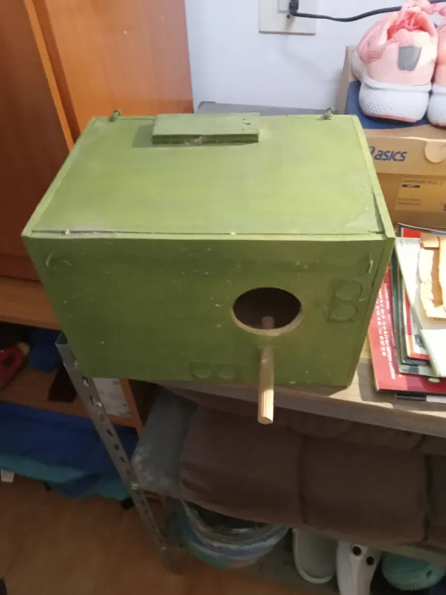 Nido para Agapornis y Ninfa