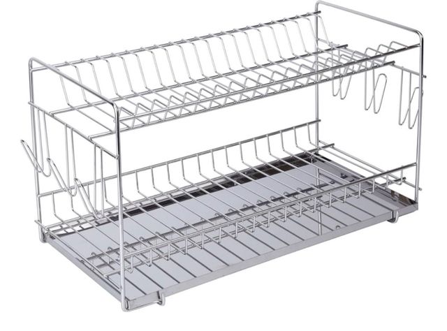 Escurreplatos Acero Inoxidable 2 Niveles