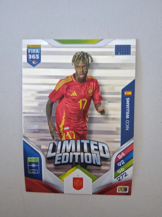 CROMO, LIMITED EDITION, NICO WILLIAMS, FIFA 365 20