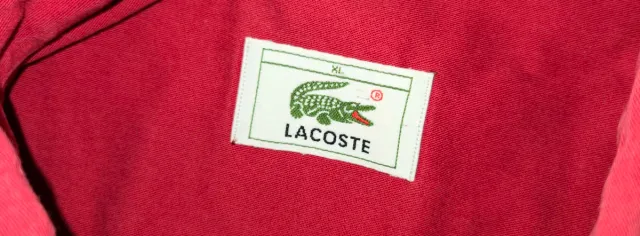 Camisa Lacoste Roja Talla XL